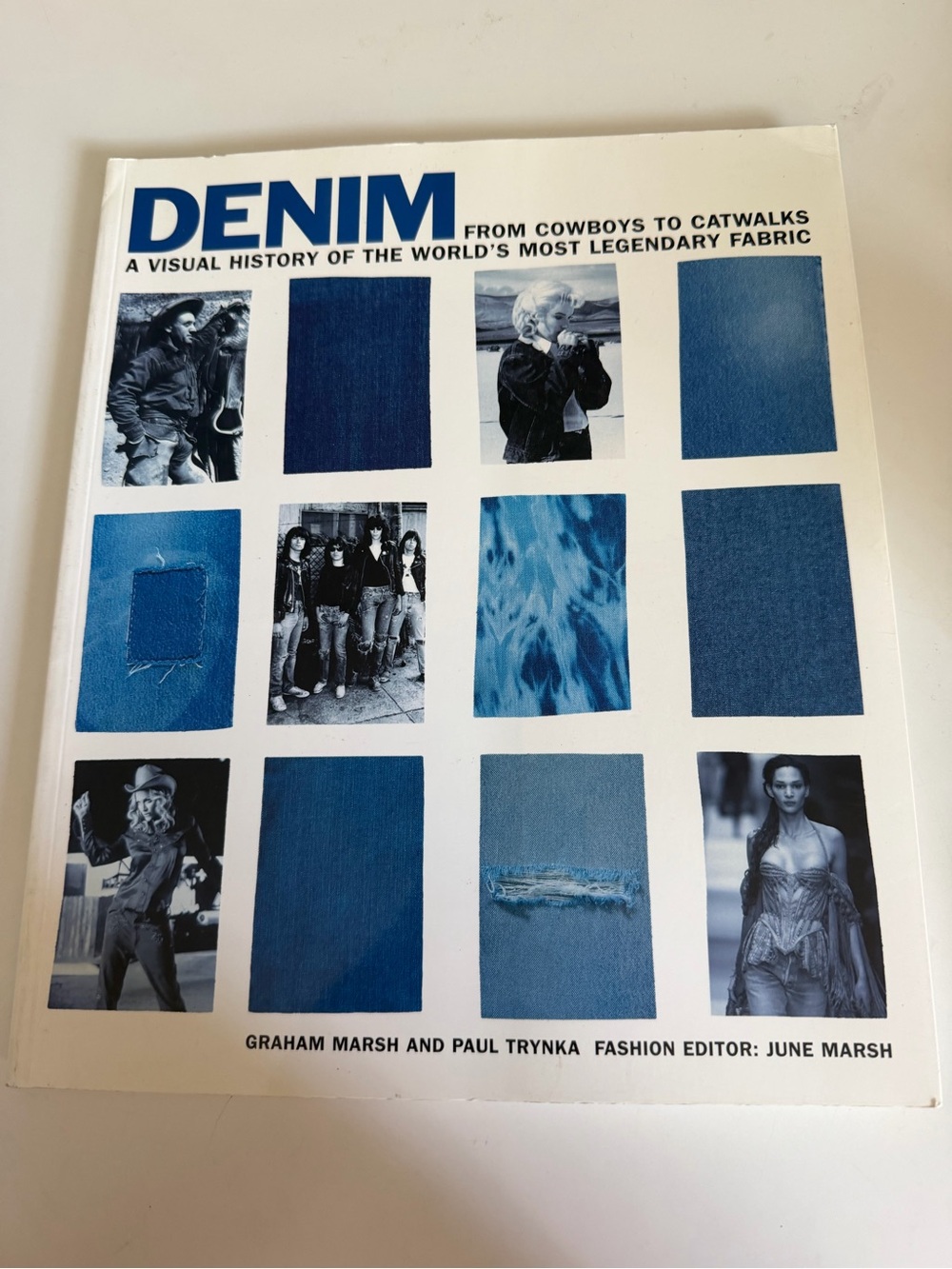 Denim Visual History Book by Graham Marsh and Paul Trunka 1st edition 2nd print